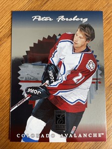 1996-97 Donruss Elite Hockey #12 Peter Forsberg…….Gem Mint! ~Rare~