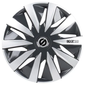 4er Satz Sparco Radzierblenden Lazio 15-Zoll Grau/Silber - Bild 1 von 4