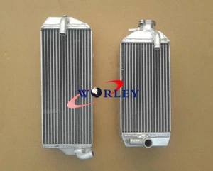 Left + Right Alminum Radiateur Pour Suzuki RMZ250 RMZ 250 2007 2008 2009 07 08 - Foto 1 di 3