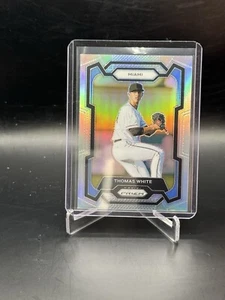 2024 Panini Prizm Baseball Silver Thomas White Marlins - Picture 1 of 2