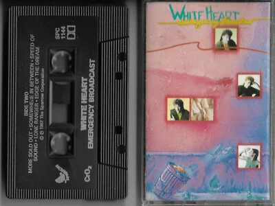 White Heart - Emergency Broadcast - 1987 Canada Cassette Chrome w/ Dolby HX-Pro - Image 1 of 4