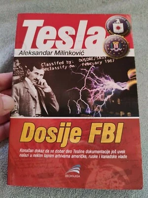 🔴TESLA - FBI DOSSIER Aleksandar Milinkovic 🔴Limited edition 500 books ptd only - Image 1 of 4