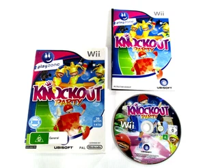 Knockout Party Wii Game 25 Games G PAL R4 2009 Ubisoft Complete 1-4 Players - Picture 1 of 11