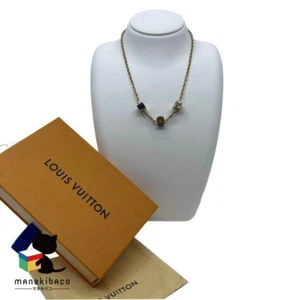 Authentic LOUIS VUITTON Collier Gambling Necklace M65096 - Picture 1 of 4