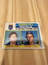 1982 Topps Batting And Pitching Leaders George Brett # 96