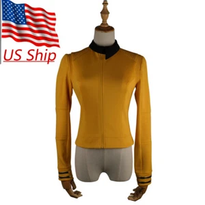 Discovery Season 2 Starfleet Number Ones Gold Uniforms Top Shirts Costumes Badge - Picture 1 of 12