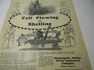 Vintage 1920s Minneapolis Sheller Hopkins Minn. Man Cave Farming Print Ad - 8P - Bild 1 von 7