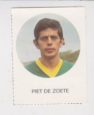 1-0 Magazine Plakalbum 1971-1972 card/sticker FC Den Haag - ADO Piet de Zoete
