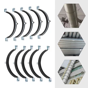 10 PEZZI Morsetto per cavi in acciaio inox ammortizzato in gomma morsetti per tubi 10" - Foto 1 di 18