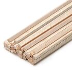 Bâtons en bois Balsa 1/4 pouce bandes de douilles carrées 12 pouces de long - Pack de 30 par Craf...
