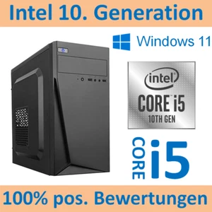 POWER KOMPLETT-PC INTEL i5 10400 6x4,3GHz 16GB 480GB Windows 11 MIT TPM2.0 - Bild 1 von 1