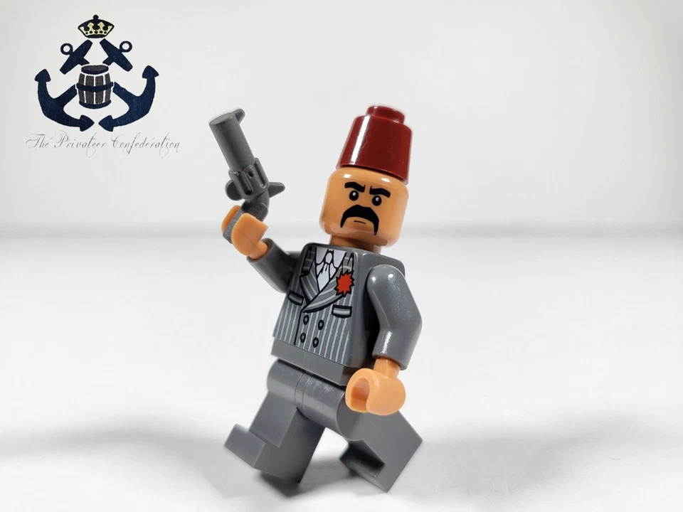 Lego Minifigura Indiana Jones Kazim + Revólver iaj041 Desde 2009 - Venecia 7197-1 Foto 1 de 1