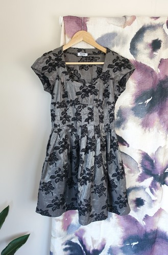 Abito MOSCHINO Cheap & Chic grigio e nero misto lana taglia XS