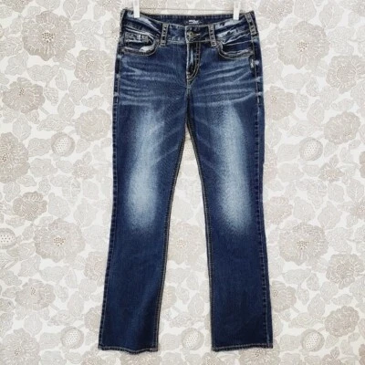 Jeans plateados corte bota fluida mujer jeans 28 Foto 1 de 4