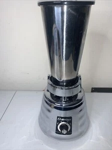 VINTAGE OSTERIZER CHROME BASE CONTEMPORARY BLENDER WITH STAINLESS JAR - Picture 1 of 4
