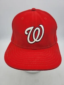 Washington Nationals Hat Red Fitted Cap New Era Red 7 1/2 MLB Cool Base Baseball - Picture 1 of 9