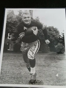 Sid Watson (d.2004) AUTOGRAPHED 8x10 photo - Pittsburgh Steelers COA ticket RARE - Picture 1 of 3
