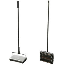 Dustcare Lightweight Manual Carpet & Hard Floor Triple Brush Cleaner Sweeper