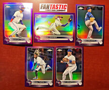 2022 Topps Chrome Update PURPLE Parallel Card YOU PICK - Toronto Blue Jays