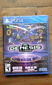 NEW ✹ SEGA Genesis Classics PS4 / PS5 Game ✹ Launch Edition W/ Poster ✹ USA - Picture 1 of 4
