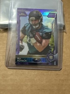 2015  Topps Chrome Mini #145 Ben Koyack Purple Refractor RC JAGUARS