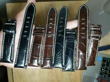 genuine crocodile/ Alligator  leather watch strap Band CUSTOM MADE REQUEST