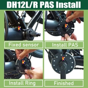 Ebike Teil PAS 12 Tretunterstützung Sensor DH12 PAS Easy Install Dual Hall Sensor PAS - Bild 1 von 15