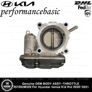 Genuine OEM BODY ASSY-THROTTLE 351002M329 For Hyundai Venue Kia Rio 2020-2021 - Picture 1 of 3