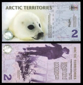 Arctic Territories $2 2010 Polymer UNC Seal - Picture 1 of 1