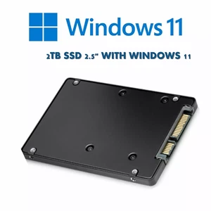 Disque dur SSD 2 To SSD DISQUE DUR PC/ORDINATEUR PORTABLE W11 PRÉCHARGÉ - Photo 1/1