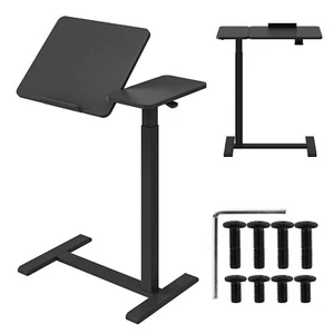 Schreibtisch Laptoptisch Laptopständer Mobiler Schwarz Höhenverstellbar 30kg - Bild 1 von 14