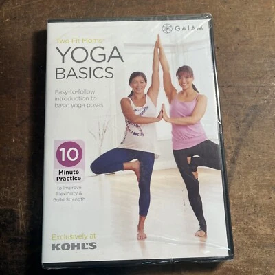 GAIAM Two Fit Moms YOGA Basics (DVD) - NEW sealed khols - Image 1 of 2