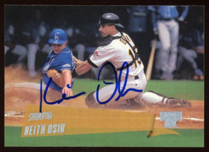 2000 Topps Stadium Club KEITH OSIK Signed Card autograph AUTO pirates