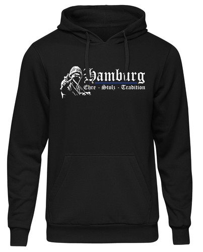 SACAI Felpa con cappuccio Hamburg Ehre & Stolz Moin pullover felpa con cappuccio città sport M1