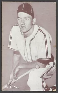 1947-66 AZIENDA FORNITURE ESPOSITIVE Al Kaline DETROIT TIGERS (Ginocchiatoio) BUONO A - Foto 1 di 2