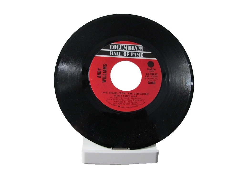 45 RECORD - ANDY WILLIAMS - LOVE THEME FROM THE GODFATHER - Image 1 of 1