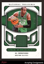 2022-23 Panini National Treasures Game Gear #31 Al Horford JERSEY RELIC 14/99
