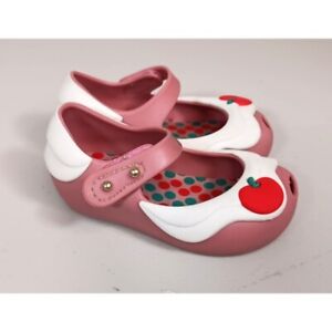 Mini Melissa Pink Cupcake Toddler Girl Shoes Size 5