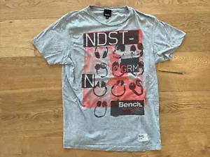 Bench Herren T-Shirt, Hellgrau, Rundhals, 100% Baumwolle, Größe M, Top Zustand! - Bild 1 von 12