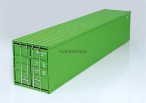 for NZG 40 foot container for Mercedes for Benz trailer green 1:18 Truck Model - Picture 1 of 4