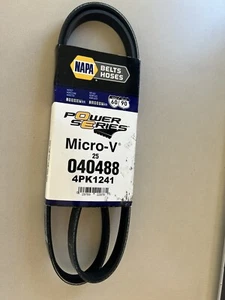 Napa 25-040488 Serpentine Belt - 0.56" X 49.375" - 4 Ribs - Picture 1 of 4