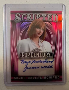2025 Leaf Pop Century Bryce Dallas Howard Scritto #9/15 Autografo Auto Card - Foto 1 di 2