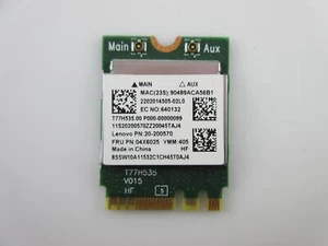 RECEPTOR WIFI LENOVO G50-70 RTL8723BE 20-200570 ORIGINAL - Imagen 1 de 1