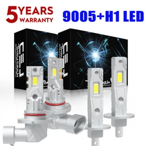 For Lexus LX470 1998-2007 4x 9005&H1 Headlight Combo High Low Beam CSP LED Bulbs - Picture 1 of 14
