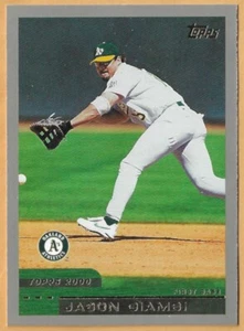 JASON GIAMBI OAKLAND ATLETISMO #199 - TOPPS CASI NUEVO - NUEVO NUEVO 2000 - Imagen 1 de 2