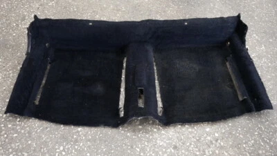 Rear Interior Floor Carpet 80-93 VW Rabbit Convertible Cabriolet MK1 Black - Imagem 1 de 3