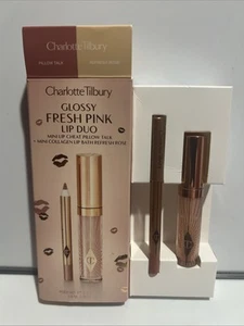 Charlotte Tilbury Lip Cheat Liner PILLOW TALK Collagen Bath Gloss REFRESH ROSE - Bild 1 von 1