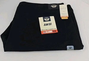 Pantalone Dockers uomo 48x30 grande e alto nero vestibilità dritta tutte le stagioni jeans tecnico - Foto 1 di 5