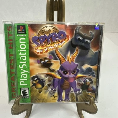 Spyro Año del Dragón PS1 Sony PlayStation 1, 2000 Grandes Éxitos - Probado Foto 1 de 4