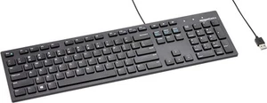 Amazon Basics Wired QWERTY Keyboard, Full-Sized, Black - Picture 1 of 5